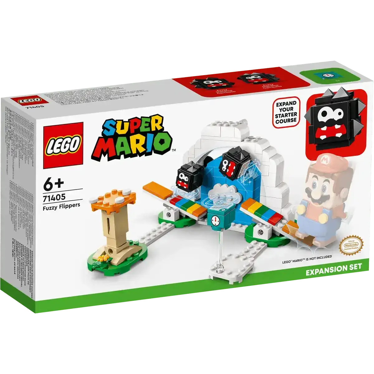 LEGO® Super Mario™: Fuzzy-Flipper – Erweiterungsset (71405); Bauset (154 Teile) – Bild 1